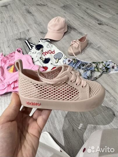 Купальник пляжные кеды для девочки