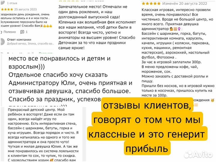 Детский развлекательный центр прибыль от 150 000