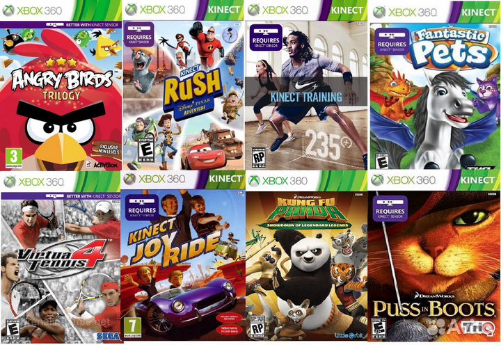 Xbox 360 игры (Аркады, детские, Kinect)