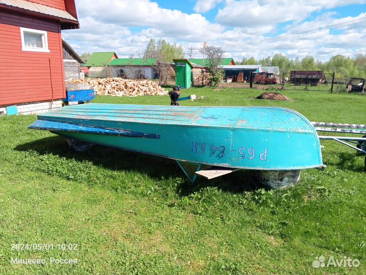 Лодка Казанка с булями