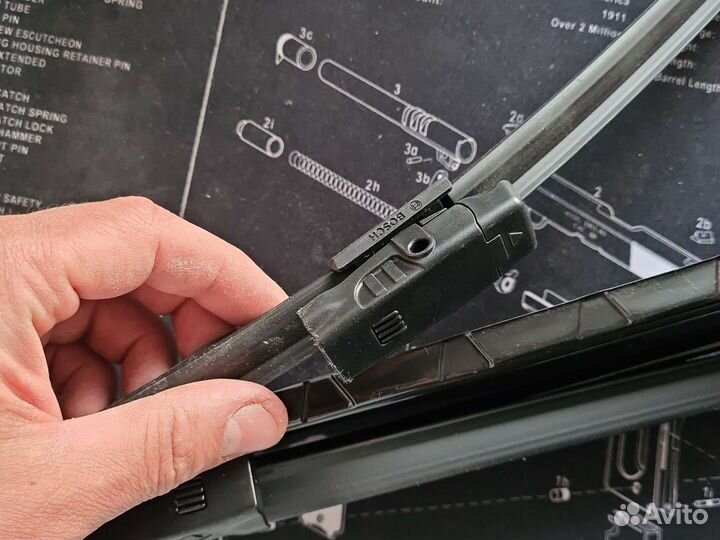 Щетки bosch 530мм+450мм am 460s