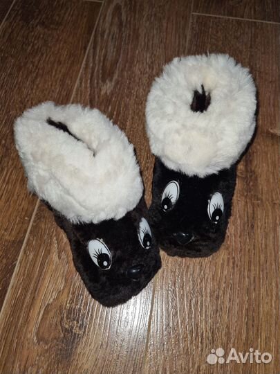 Пинетки меховые из овчины