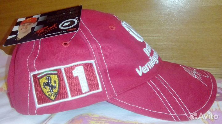 Новая хлопковая гоночная бейсболка Шумахер Ф1