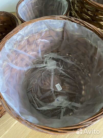 Плетенные кашпо корзины для цветов