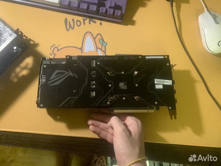 Видеокарта gtx 1060 6gb asus strix