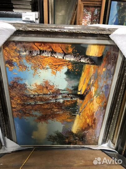 Картина. Осень. Живопись. Масло. Размер 40*50