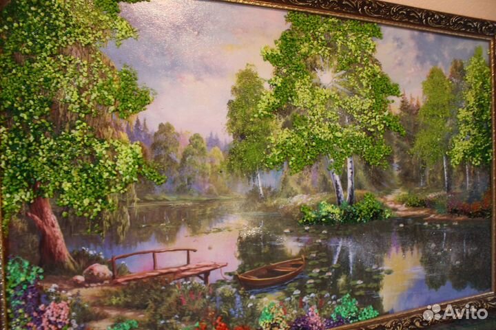 Картины с камнями пейзаж зима лето