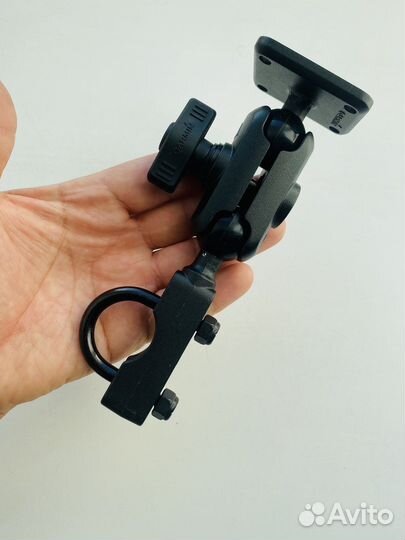 Сборка Garmin крепления на руль для Montana