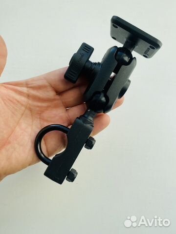 Сборка Garmin крепления на руль для Montana