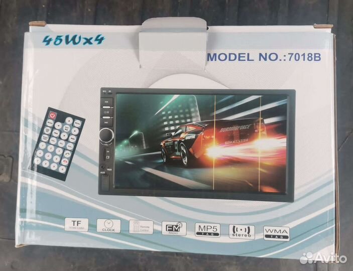 Магнитола с экраном 2 Din