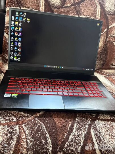 Игровой ноутбук MSI rtx 3050 Ti