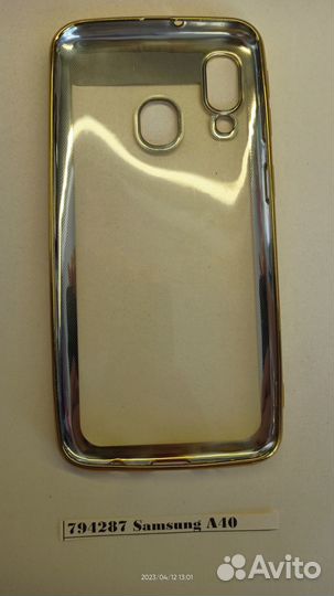 Силиконовый чехол Samsung Galaxy A40 794287