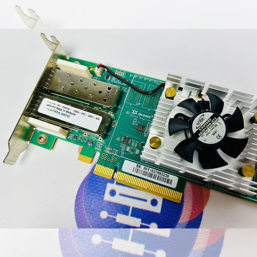 [QLE2662] Адаптер Qlogic 2x 16gb Fibre Channel Qle2662