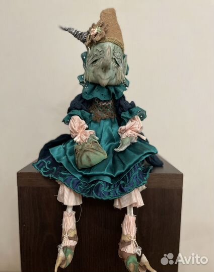 Интерьерная коллекционная кукла - Болотная фея