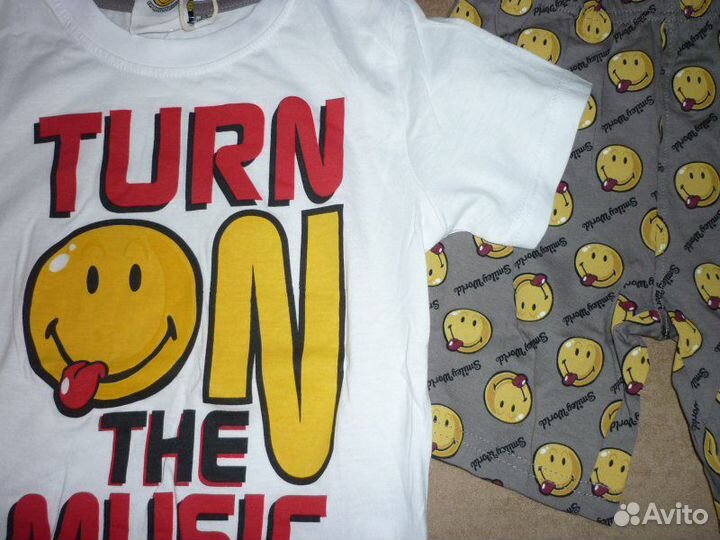 Комплект(футболка+шорты). Новый. р.116(полноразмер