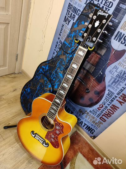 Gibson jumbo200 новая гитара акустика 42 дюйма