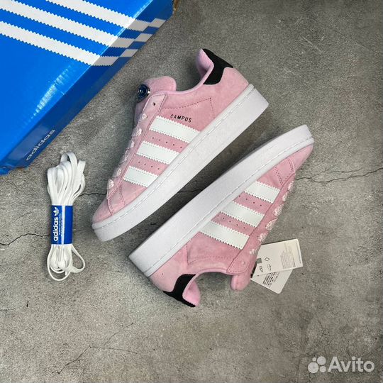 Кроссовки Adidas Campus Pink (36-40)