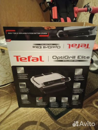 Гриль tefal optigrill elite