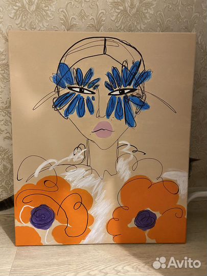 Интерьерная картина акрил