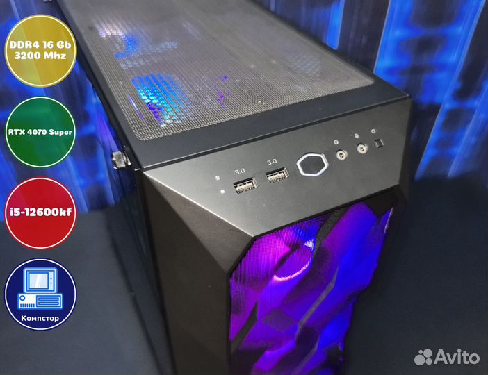 Сборка игрового пк i5-RTX4070SUP-16DDR4-PFT964-B760