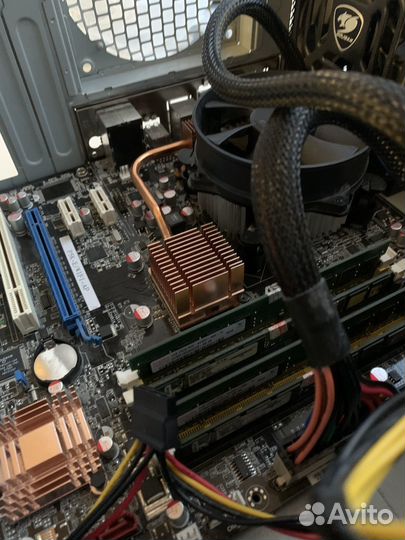 Комплект Core 2 Quad/Asus p5k/8gb ram