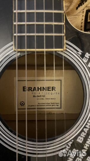Электроакустическая гитара Brahner