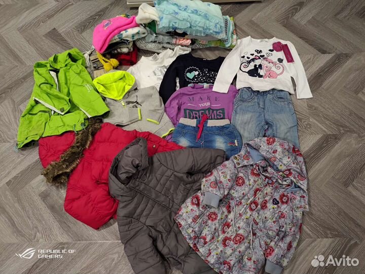 Детские вещи пакетом для девочек на 3- 4 года