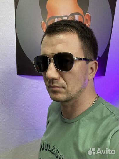 Очки chrome hearts с комплектом