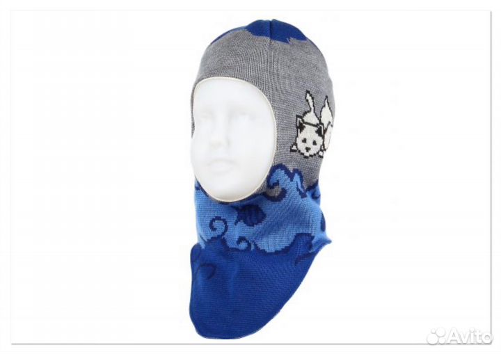 Шлем зимний меринос 50-52