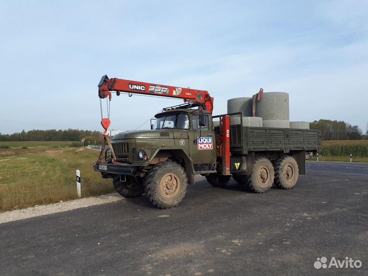Эвакуатор Вездеход с краном 3т, услуги бобкэта