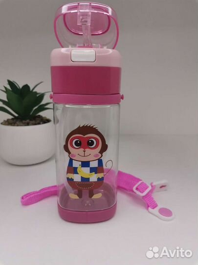 Поильник с трубочкой (обезьянка)