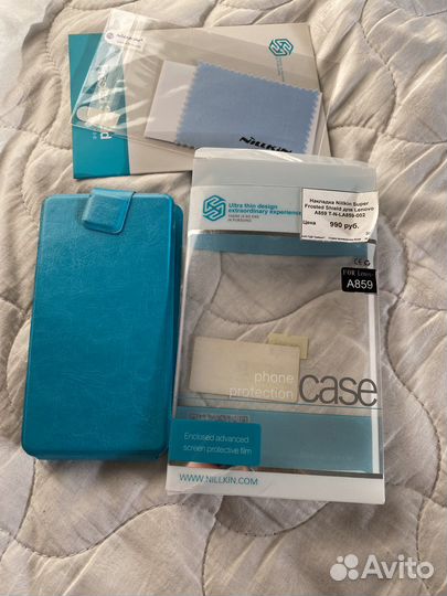 Чехол и плёнка для Lenovo A859