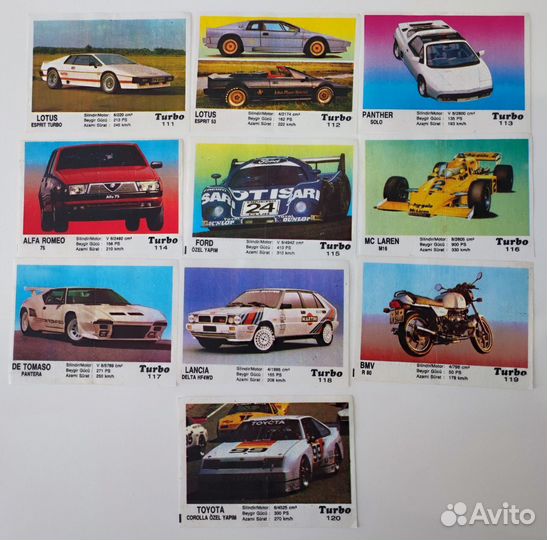 Вкладыши turbo