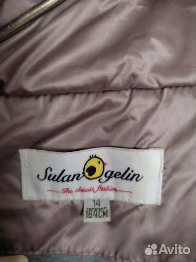 Куртка для девочки демисезонная 14/164