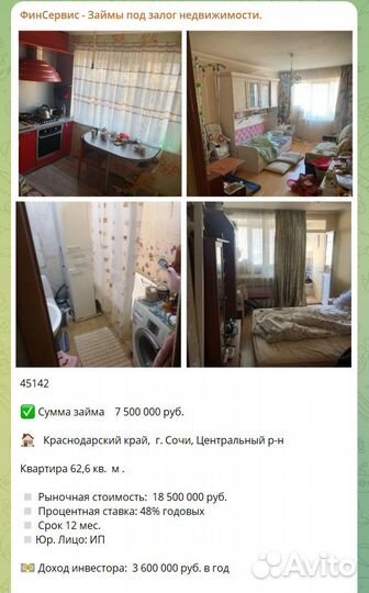 Инвестиции в залоговую недвижимость