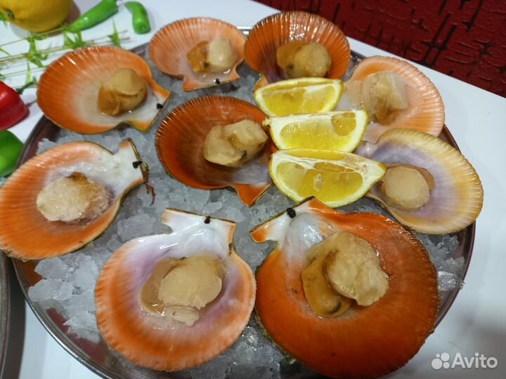 Гребешок с икрой для запекания