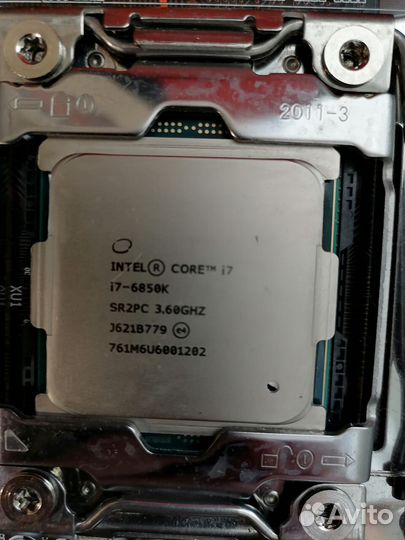 ZX-99EV3 V1.31 + i7-6850K + 8гб (обмен)