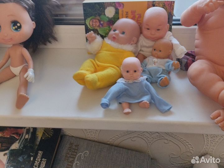 Пупсики и куклы в хорошем состоянии