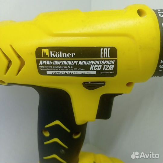 Дрель-шуруповерт Kolner KCD 12M (Рассрочка /Н1)
