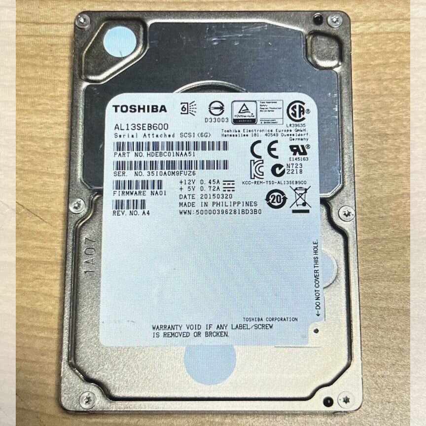 [AL13SEB600] 600gb Sas Toshiba Al13seb600