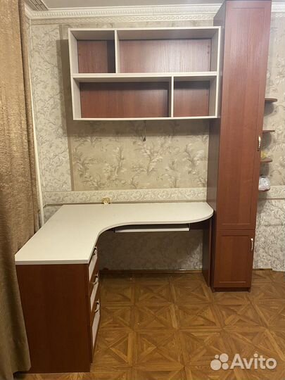 Компьютерный стол со шкафом бу