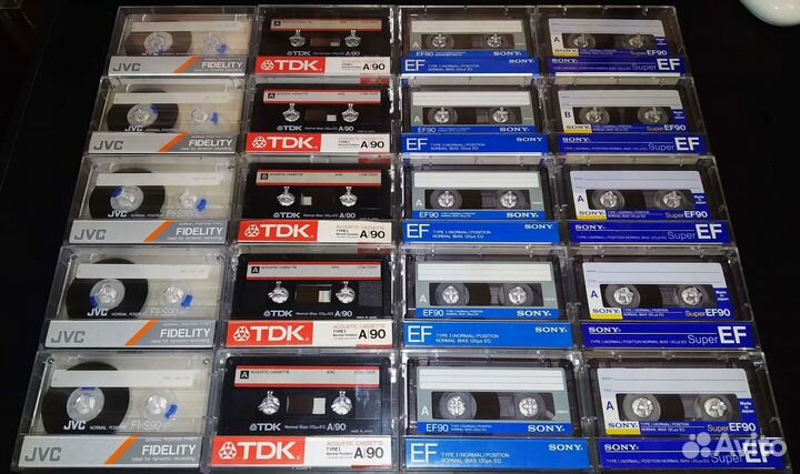 Аудио кассеты TDK Maxell Basf Sony Denon