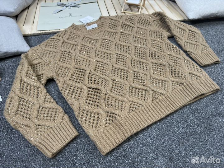 Шерстяной свитер женский Brunello Cucinelli