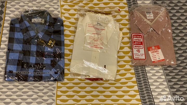 Рубашки времен 90x 100% хлопок