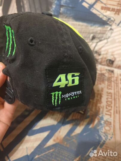 Бейсболка с логотипомVR46 monster 46 Black