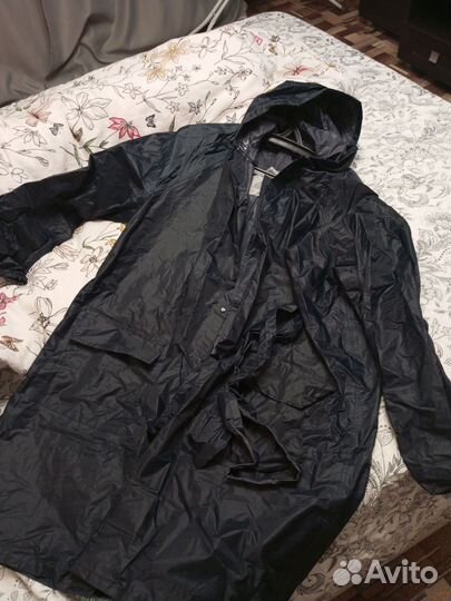 Дождевик взрослый новые синие