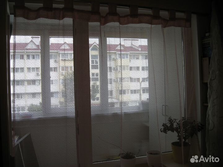 Штора-тюль сетка на петлях