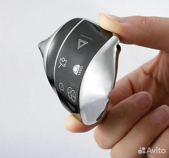 Чехол на ключ Land Rover / Ланд Ровер TPU red