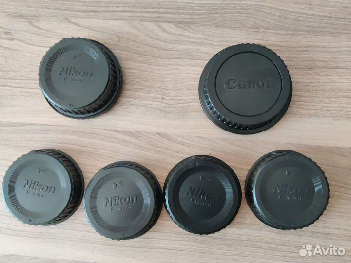 Крышки задние на Canon и Nikon объектив