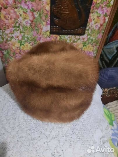 Шапка норковая женская